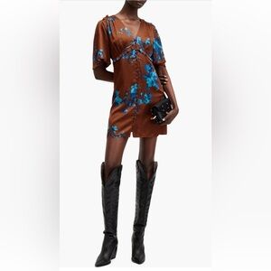 All Saints Tian Iona Satin Dress